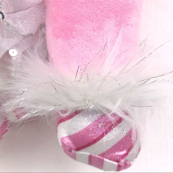 Build-A-Bear Pink “ Employee Swirl” Candy Stripe Unicorn with Ballet TuTu - Picture 11 of 13